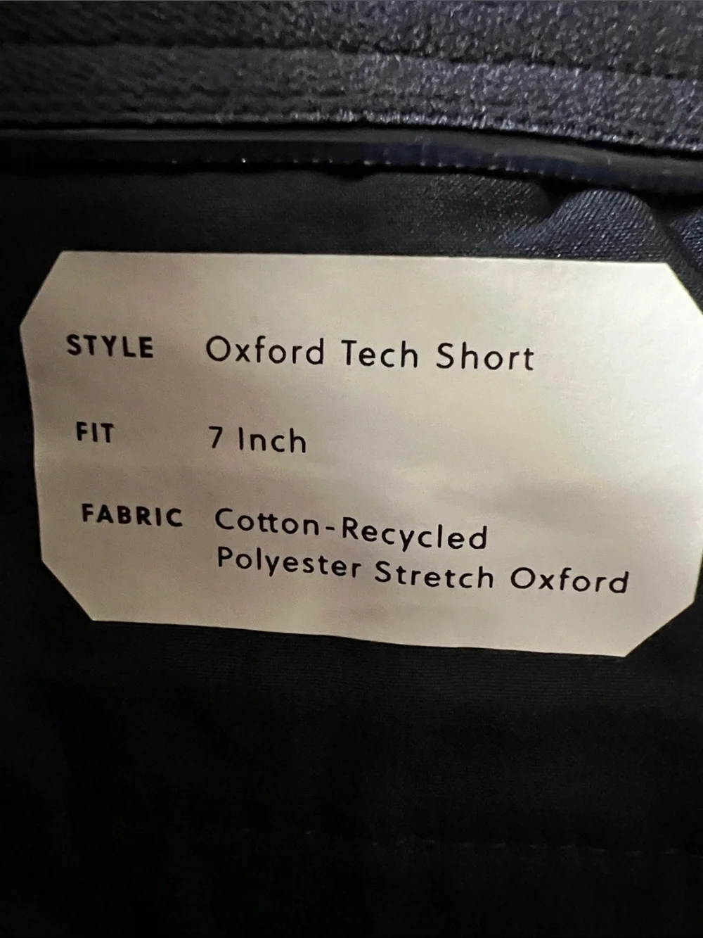 J. Crew Men's Slate Blue Flat Front Chino Shorts - Oxford Tech Short